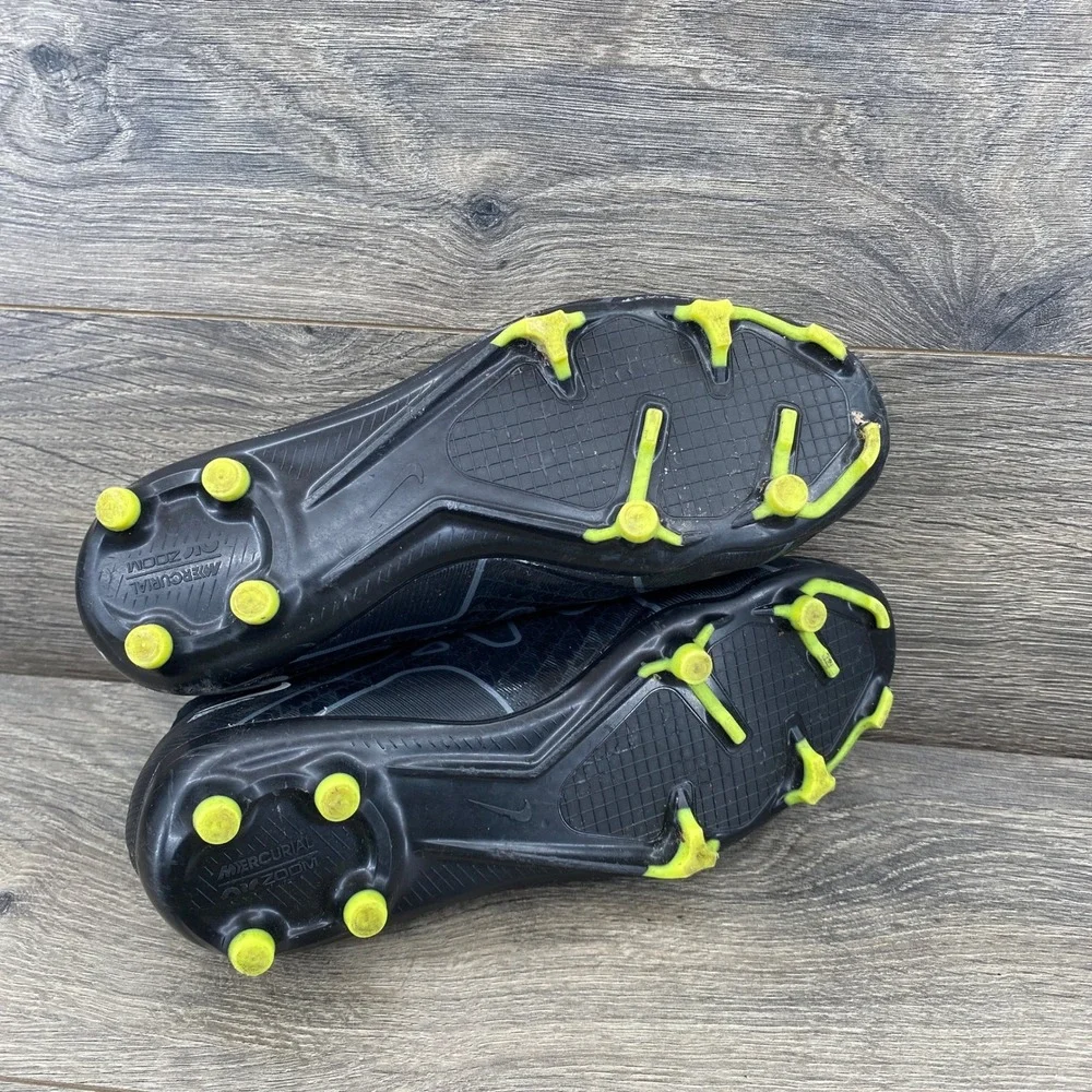Nike Mercurial Zoom‎ Superfly 9 Soccer Cleats Size 5.5Y Black DJ5623 002